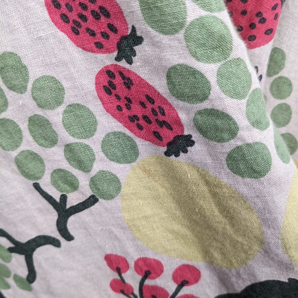 MARIMEKKO Herkku Pieni Tori Linen Dress Size 38 - Picture 7 of 15